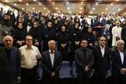 مراسم تقدیر از کادر درمان بیمارستان فارابی فعال در بحران با حضور پیشکسوتان و رئیس دانشگاه 