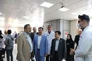 بازدید نوروزی رئیس دانشگاه علوم پزشکی تهران از بیمارستان فارابی