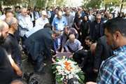 مراسم تشییع پروفسور هرمز شمس در بیمارستان فارابی برگزار شد