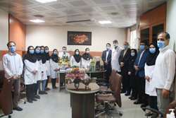 قدردانی از کارکنان واحدهای مدارک پزشکی و پذیرش بیمارستان فارابی