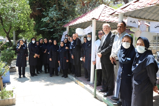 مراسم گرامیداشت روز جهانی بهداشت دست در بیمارستان فارابی برگزار شد 