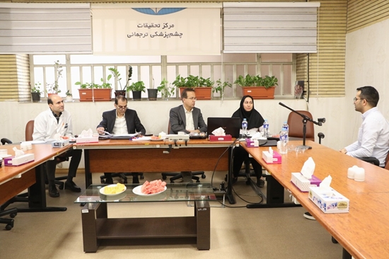آزمون شفاهی پذیرش فلوشیپ اربیت و اکولوپلاستی بیمارستان فارابی برگزار شد 