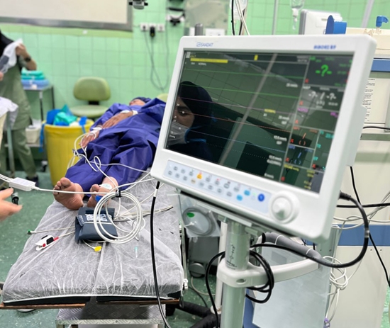 پیام قدردانی مدیر بیمارستان فارابی از موسسه خیریه چشم روشن دار 