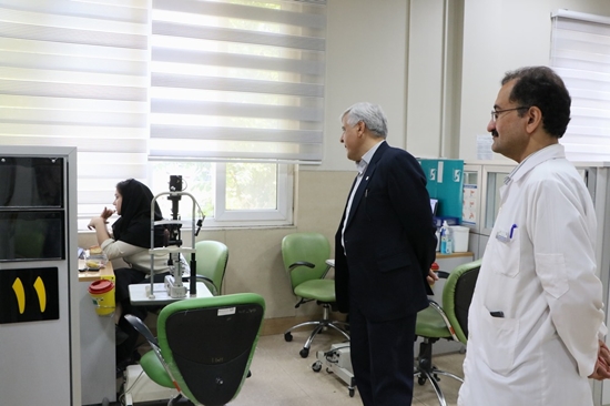 برگزاری آزمون PMP دستیاران چشم‌پزشکی بیمارستان فارابی 