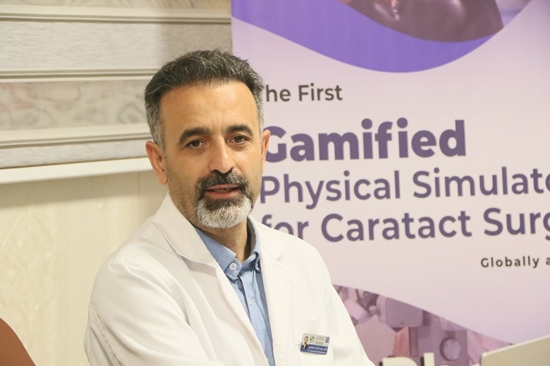 دکتر سید فرزاد محمدی، رئیس مرکز تحقیقات چشم‌پزشکی ترجمانی دانشگاه علوم پزشکی تهران 