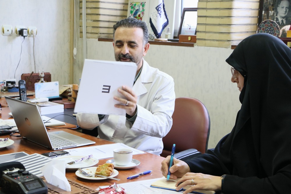 نشست مدیران کمیته پارالمپیک و مرکز تحقیقات دماری در چشم پزشکی جامعه محور